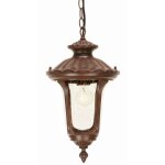 Chicago - petite lanterne à chaîne pour plafond extérieur à 1 lumière, bronze rouillé, patine ip44, e27 ... Chicago - petite lanterne à chaîne pour plafond extérieur à 1 lumière, bronze rouillé, patine ip44, e27 ...