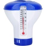 Chlore piscine galet flottant thermom�tre de chimique flottant distributeur de chlore de piscine chimique ...