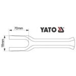 Yato - extracteur pour tige de direction / rotules, fourche 200mm 0615