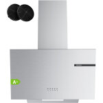 Ciarra ? hotte aspirante inclin�e 60cm 600m� / h classe a + ? 3 vitesses ? �vacuation ou recyclage ? ...