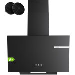 Ciarra ? hotte aspirante inclin�e 60cm 600m� / h a + ? mode �vacuation ou recyclage ? 3 vitesses ? niveau ...
