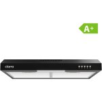 Ciarra - hotte casquette 60cm a + 3 vitesses 220m3 / h hotte encastrable noir 903bk60