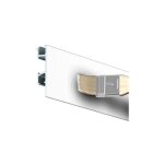 Cimaise click rail pro 200cm - cimaise tableau artiteq blanc mat � peindre , pack de 5 rails