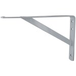 Cime - console, �querre renforc�e pour charges lourdes en acier �poxy 295 x 200 mm, blanc