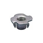 Cime - ecrou  frapper  pointes acier brut d19xp9mm, diamtre de perage 7. 5mm, 4 pices.