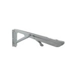 Sans marque equerre escamotable acier epoxy blanc, h. 14 x p. 40 cm Sans marque equerre escamotable acier epoxy blanc, h. 14 x p. 40 cm