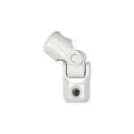 Cime - genouillre, cardan pour volet roulant d. 12 mm, tringle 12 mm, acier blanc