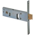 Serrure cisa art. 44150 sans cylindre de pene re'versible et 2 tours inte'gre's distance 70 mm plastron ...