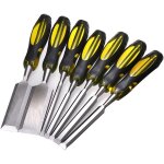 Ciseau � bois sculpter, couper et fa�onner le bois embouts en acier � utiliser avec le maillet outils ...