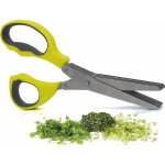 Ciseaux cuisine � aromatiques - 5 lames en acier inoxydable & peigne de nettoyage - outil professionnel ...