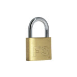 Cadenas à clé city f3 50 - iseo jaune / doré Cadenas à clé city f3 50 - iseo jaune / doré