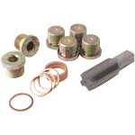 Clas - lot de 6 bouchons + joints + taraud m17x1. 5 pour r�paration carter - hu 2054 equipements