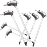 Clas - 7 cl�s en t torx t10 - t40 svcm et poign�e bi - mati�re pp + tp - os 2199 equipements