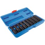 Clas - coffret douilles choc 1 / 2' l. 76mm e10  e24 (9 pcs) - om 7047 equipements