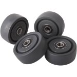 Clas - jeu de 4 roues fixes �72x28mm pour cric rouleur oh 6030 - sa 6030 equipements