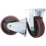 Clas - paire de roues fixes �195x50mm pour table �l�vatrice oh 1300 - sa 1301 equipements