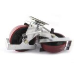 Clas - paire de roues pivotantes frein�es �150x40mm pour table �l�vatrice oh 1300 - sa 1302 equipements ...