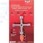 Cla universelle polyvalente pour ouvrir les boa tes de compteurs d&39eau, d&39a clairage et de gaz