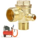 Clapet anti retour compresseur 3 voies filetage 20 16 10mm clapet anti - retour piece pour compresseur ...