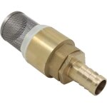 Clapet anti retour avec crepine 1 / 2 3 / 4 1 pouce avec douille 12 16 25mm - clapet de pied clapet crepine ...