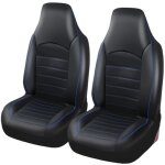 Classique housses de si�ge de voiture avant simili - cuir universelle housse de sieges auto couvre siege ...