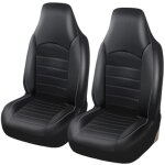 Classique housses de si�ge de voiture avant simili - cuir universelle housse de sieges auto couvre siege ...