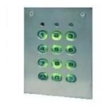 Clavier a code filaire touches abs plastron inox automatisme portail digicode