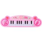 Clavier �lectronique 12 touches piano pour enfants, instrument de musique jouet rose - 3 ans et plus