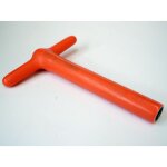 Cl� � b�quille 6 pans femelle taille 11mm isol�e 1000v orange (enedis 07. 82. 111) tube 165mm acier trait� ...