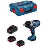 Visseuse � choc sans fil biturbo gds 18v - 1050 h 2x pc 5, 5 ah et chargeur en l - boxx bosch