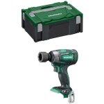 Cl� � choc li - ion 18v carr� 1 / 2? 305nm (sans batterie ni chargeur) + coffret hit case - hikoki