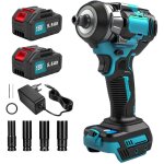 Cl� � chocs sans fil, pistolet � chocs puissant avec couple maximal de 500 n. m, batterie rechargeable ...