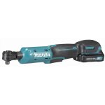 Clé à cliquet 12 v li - ion 47, 5 nm makita avec 1 batterie 12v 2. 01ah - chargeur - wr100dwa Clé à cliquet 12 v li - ion 47, 5 nm makita avec 1 batterie 12v 2. 01ah - chargeur - wr100dwa