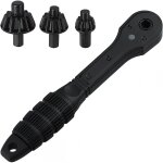 Cl� � cliquet 2 en 1 pour mandrin de perceuse ? cl� de remplacement universelle pour mandrin de perceuse, ...