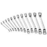 Cl� � double t�te facom ogv douze t�tes � t�te coud�e set dans bo�te, 12 pcs.
