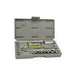 Cls  douilles 3 / 8' et 1 / 4' en srie de 21 pices