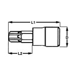 Cl  douille allen 3 / 8, 7 mm tengtools m381507 - c