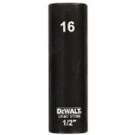 Cl  douille dewalt longue 16mm 1 / 2 rsistante aux chocs