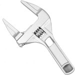 Cl� � fourche r�glable � grande extr�mit�, cl� de plomberie r�glable � manche court, cl� plate en alliage ...