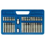 Cl�s hexagonales, torx et cannel�es sp�ciales, jeu de 40 dans un coffret plastique 66410 vorel