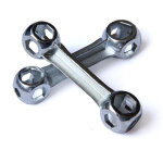 Cl� hexagonale de v�lo en alliage 10 en 1 en forme d'os de chien, outil de r�paration portable durable ...