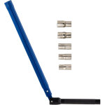 Cl� de montage de robinet de radiateur pour �crous 8, 9, 10, 11, 12 et 13 mm