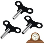 Cl� de remontage universelle de, cl� d'horloge � remontage en acier inoxydable, outil de r�paration d'horloge ...