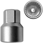 Cl� de remplacement pour �crou antivol de roue porsche, adaptateur de douille pour �crou antivol de roue ...