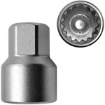 Cl� de remplacement pour �crou antivol de roue porsche, adaptateur de douille pour �crou antivol de roue ...