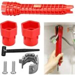 Cl� robinet lavabo, cl�s � molette outil d'installation d'�vier cle serrage robinet pipe outil de r�paration ...