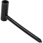 Cl� � tige en treillis pour guitare noire 7 mm avec tournevis cruciforme pour guitare taylor