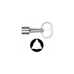 Cl� triangle 11mm pour contacteur acc�s pompier