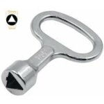 Cl� triangulaire en m�tal cl� de la bo�te du compteur cl� triangle � douille argent ?cl� pour armoires ...