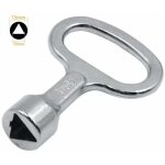 Cl� triangulaire en m�tal cl� de la bo�te du compteur cl� triangle � douille argent, cl� pour armoires ...